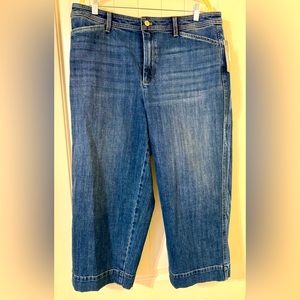 Talbots Wide Leg Crop Jean Plus Size 16W NWT